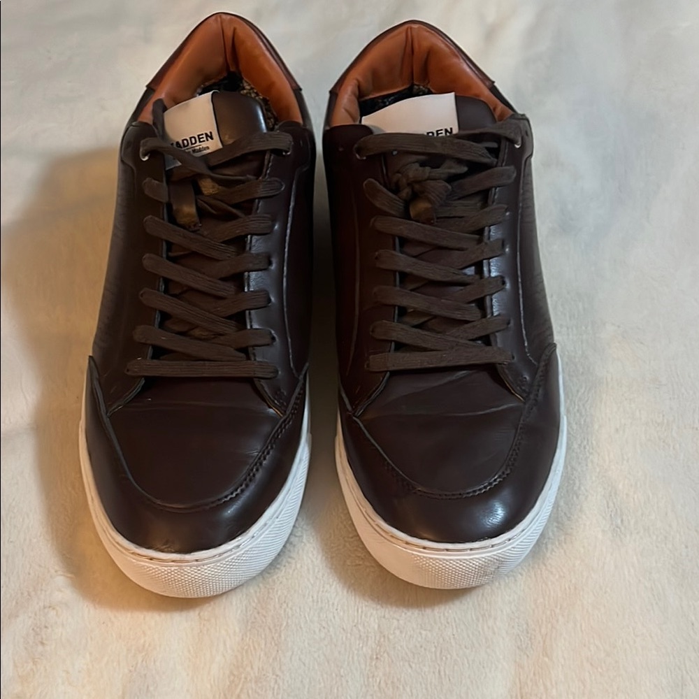 Steve Madden Brown Leather Sneakers Casual
